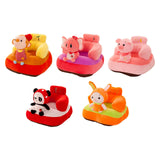 Maxbell Cute Cartoon Baby Sofa Cover Animal Toy Learn to Sit Gift for Infants Rabbit