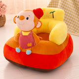 Maxbell Cute Cartoon Baby Sofa Cover Animal Toy Learn to Sit Gift for Infants Rabbit