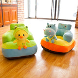 Maxbell Cute Cartoon Baby Sofa Cover Animal Toy Learn to Sit Gift for Infants Rabbit