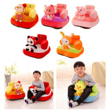 Maxbell Cute Cartoon Baby Sofa Cover Animal Toy Learn to Sit Gift for Infants Rabbit