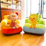 Maxbell Cute Cartoon Baby Sofa Cover Animal Toy Learn to Sit Gift for Infants Rabbit