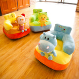 Maxbell Cute Cartoon Baby Sofa Cover Animal Toy Learn to Sit Gift for Infants Rabbit