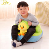 Maxbell Cute Cartoon Baby Sofa Cover Animal Toy Learn to Sit Gift for Infants Rabbit
