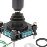 Maxbell 240V 5A 4NO 4NC Momentary 2.5mm Fixing Thread Joystick Switch SCV4-YQ-05R2G