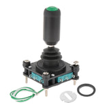 Maxbell 240V 5A 4NO 4NC Momentary 2.5mm Fixing Thread Joystick Switch SCV4-YQ-05R2G