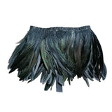 Maxbell Faux Feather Cape Gothic Plume Collar Scarves Shoulder for Cosplay A