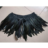 Maxbell Faux Feather Cape Gothic Plume Collar Scarves Shoulder for Cosplay A