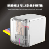 Maxbell Portable Smallest Mobile Color Printer WiFi USB Gift Printer, Removable Ink