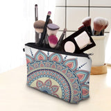 Maxbell Makeup Bag Wash Toiletry Bag Case with Zipper Travel Bathroom White