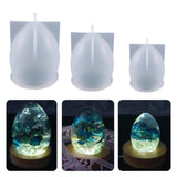 Maxbell Resin 3D Dragon Egg Silicone Mold Epoxy Casting Mould for Home Decor M