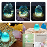 Maxbell Resin 3D Dragon Egg Silicone Mold Epoxy Casting Mould for Home Decor M