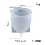 Maxbell Resin 3D Dragon Egg Silicone Mold Epoxy Casting Mould for Home Decor M