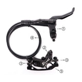 Maxbell Bike Hydraulic Disc Brake Bicycle Brake Caliper Levers F R R L HS1 2X160MM