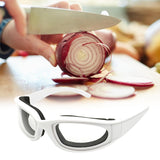 Maxbell Practical Onion Goggles Tearless Household Kitchen Gadgets Eyewear Windproof White