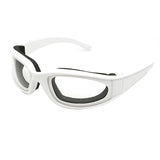 Maxbell Practical Onion Goggles Tearless Household Kitchen Gadgets Eyewear Windproof White