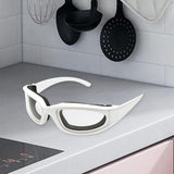 Maxbell Practical Onion Goggles Tearless Household Kitchen Gadgets Eyewear Windproof White