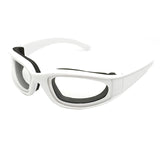 Maxbell Practical Onion Goggles Tearless Household Kitchen Gadgets Eyewear Windproof White