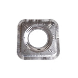 Maxbell 10pcs Aluminum Foil Gas Burner Bib Liners Stove Cover Stove Guard Easy Clean Square