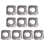 Maxbell 10pcs Aluminum Foil Gas Burner Bib Liners Stove Cover Stove Guard Easy Clean Square