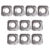 Maxbell 10pcs Aluminum Foil Gas Burner Bib Liners Stove Cover Stove Guard Easy Clean Square