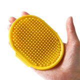 Maxbell Pet Dog Shampoo Bath Brush Grooming Comb Soothing Cat red