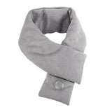 Maxbell USB Heating Scarfs Warmth Cold Protection Washable for Winter Outdoor gray