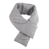 Maxbell USB Heating Scarfs Warmth Cold Protection Washable for Winter Outdoor gray