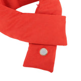 Maxbell USB Heating Scarfs Warmth Cold Protection Washable for Winter Outdoor red