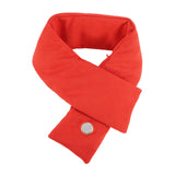 Maxbell USB Heating Scarfs Warmth Cold Protection Washable for Winter Outdoor red