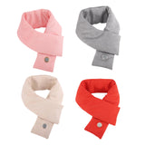 Maxbell USB Heating Scarfs Warmth Cold Protection Washable for Winter Outdoor pink