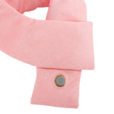 Maxbell USB Heating Scarfs Warmth Cold Protection Washable for Winter Outdoor pink