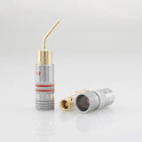 Maxbell Banana Plug 2mm No Soldering Required Adapter for Amplifier Stereo Cables