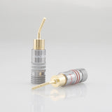 Maxbell Banana Plug 2mm No Soldering Required Adapter for Amplifier Stereo Cables