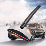 Maxbell Compact Car Ice Scraper Cold Weather Auto Window Car Wash Snow Removal Wiper Red