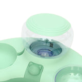 Maxbell 2 in 1 Automatic Pets Water Food Bowls Dogs Water Dispenser for Puppy Kitten Green