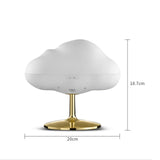 Maxbell Air Humidifier Aromatherapy Essential Oil Diffuser Table Light for Home Gold Base