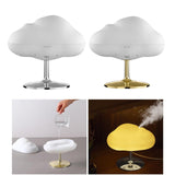 Maxbell Air Humidifier Aromatherapy Essential Oil Diffuser Table Light for Home Silver Base