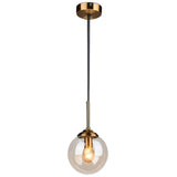 Maxbell Nordic Ceiling Lights LED Adjustable E14 Pendant Light for Home Decor Brown