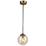 Maxbell Nordic Ceiling Lights LED Adjustable E14 Pendant Light for Home Decor Brown