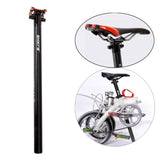 Maxbell Bike Seatpost Road Bicycle Seat Post Tube Repair Parts Black 33.9x600mm