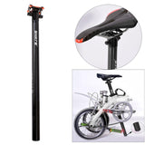 Maxbell Bike Seatpost Road Bicycle Seat Post Tube Repair Parts Black 33.9x600mm