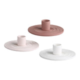 Maxbell Modern Candlestick Taper Candle Holder Support Decoration White