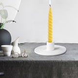 Maxbell Modern Candlestick Taper Candle Holder Support Decoration White
