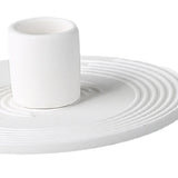 Maxbell Modern Candlestick Taper Candle Holder Support Decoration White