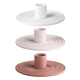 Maxbell Modern Candlestick Taper Candle Holder Support Decoration White
