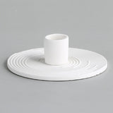 Maxbell Modern Candlestick Taper Candle Holder Support Decoration White