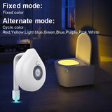 Maxbell LED Motion Sensor Toilet Light Bathroom Decor Waterproof for Home Bathroom