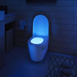 Maxbell LED Motion Sensor Toilet Light Bathroom Decor Waterproof for Home Bathroom