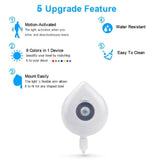 Maxbell LED Motion Sensor Toilet Light Bathroom Decor Waterproof for Home Bathroom