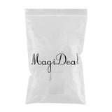 Maxbell Makeup Brush Holder Large Capacity with Lid PU Leather for Pen Women Girls White